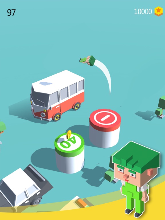 Screenshot #1 for Jumping Block Guy