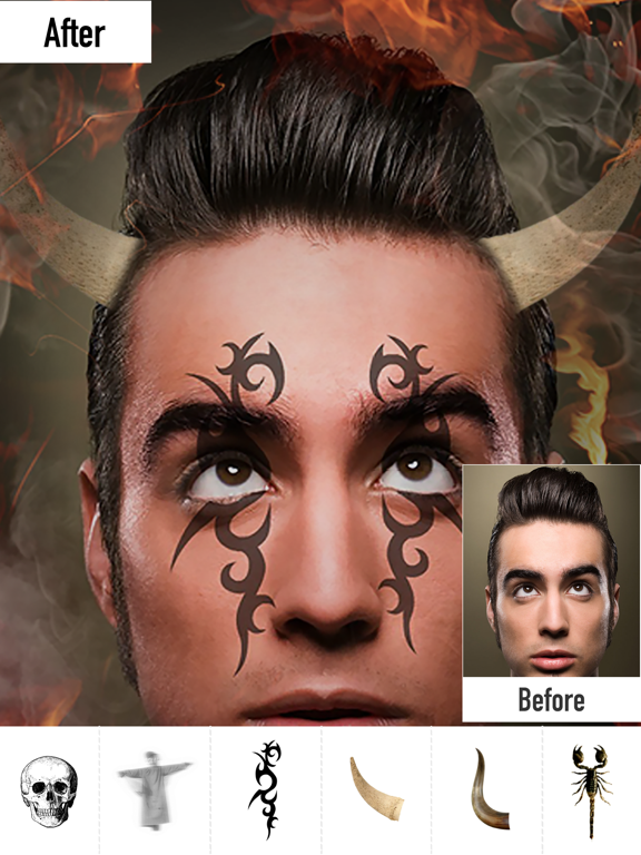 Screenshot #6 pour Morph Booth-Halloween Sticker
