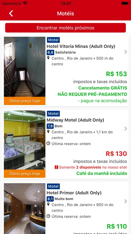 Motéis screenshot 1 of 8