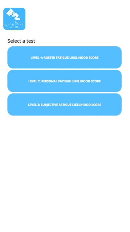 Fatigue Calculator App