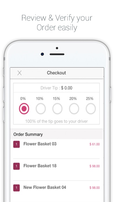 Ordering Flowers App screenshot 4