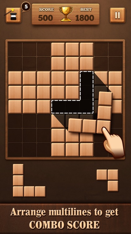 Fill Wooden Block Puzzle 8x8 screenshot-0