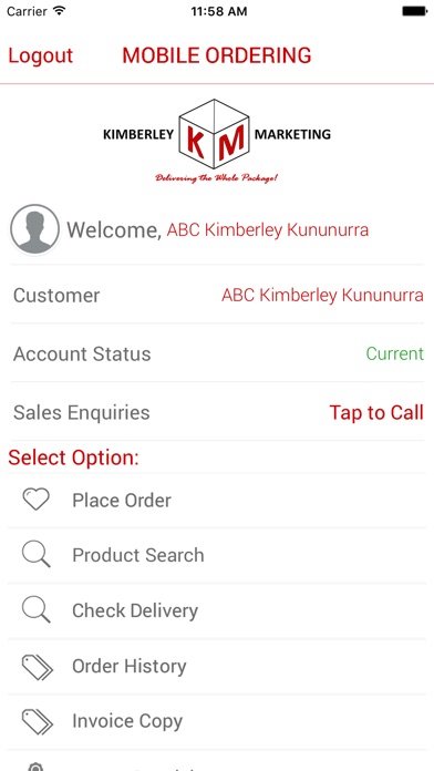 Kimberley Marketing screenshot 2