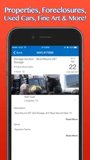 tx auctions - texas auctions iphone screenshot 3