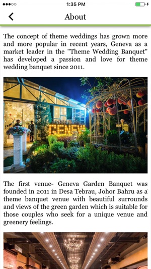 Geneva Garden Banquet