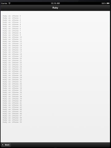 Screenshot #5 pour Ruby émulateur
