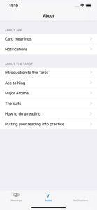 Tarot Meanings screenshot #3 for iPhone