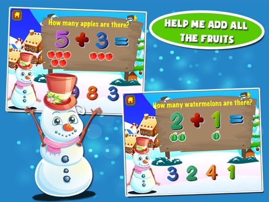 Screenshot #5 pour Snowman Preschool Math Games