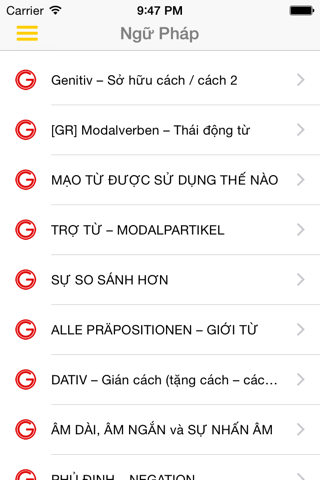 Từ Điển - Học Tiếng Đức screenshot 4