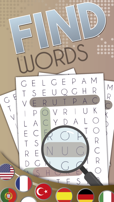 Screenshot #1 pour Recherche de mots - Rechercher des mots cachés