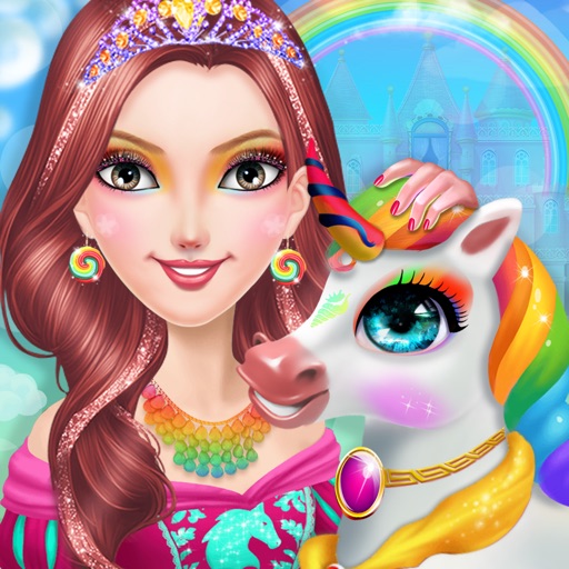 Rainbow Unicorn Princess