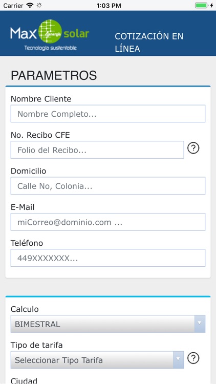 Max4 Calculadora de Paneles