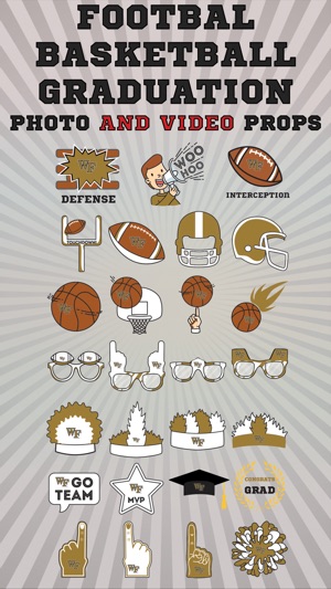 Wake Forest Demon Deacons Animated Selfie Stickers(圖3)-速報App