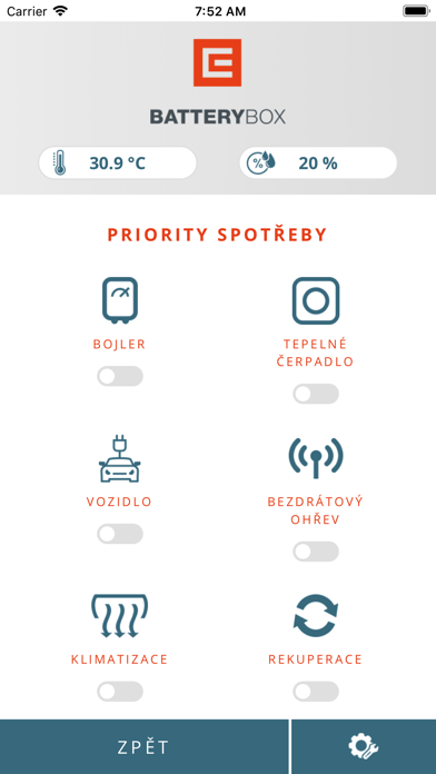 Screenshot #3 pour ČEZ Battery Box