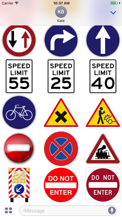 Crazy Road Signs Stickers