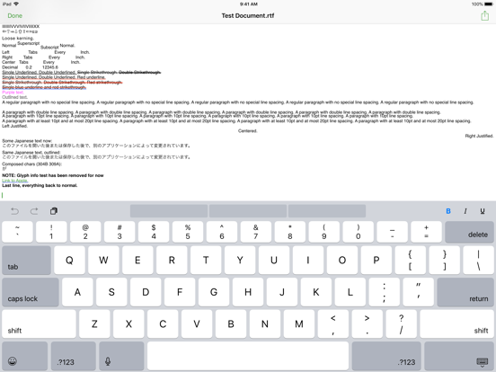 RichTexture iPad screenshot 3 - Productivity app