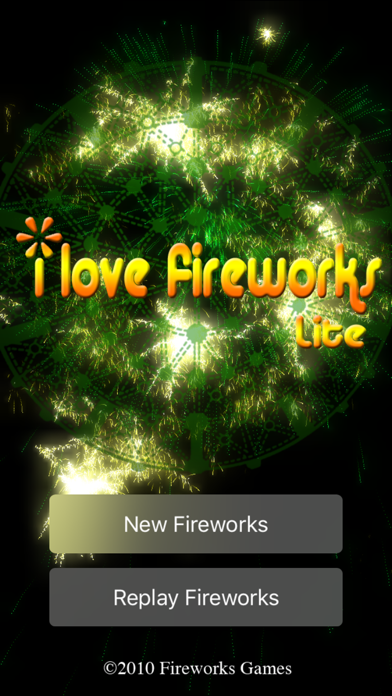 Screenshot #1 pour iLoveFireworks Lite