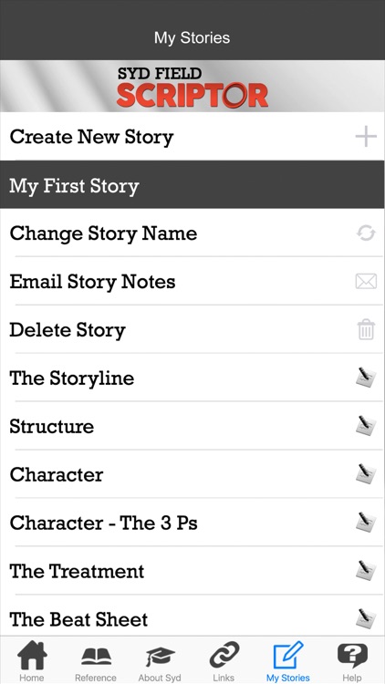 Syd Field Scriptor 2.0 screenshot-3