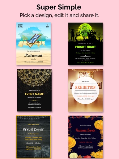 Invitation Maker & Event RSVP screenshot 15