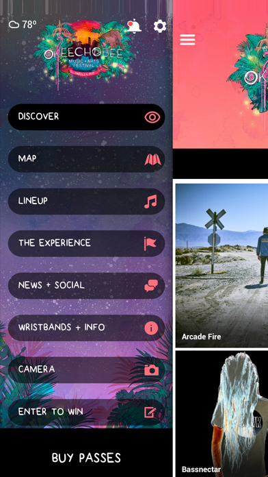 Okeechobee Music Festival iPhone screenshot 2 - Entertainment app