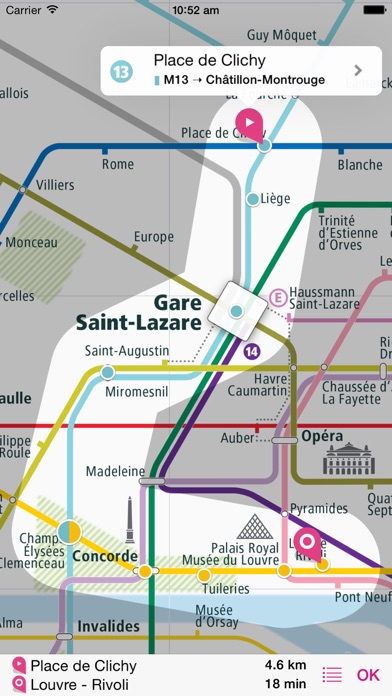 Screenshot #3 pour Paris Rail Map Lite
