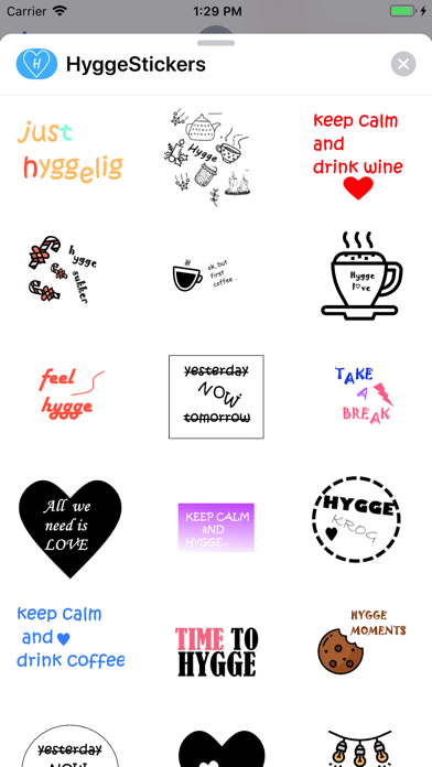 How to cancel & delete Hygge Sticker from iphone & ipad 2