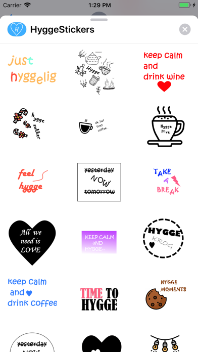 Hygge Sticker screenshot 2