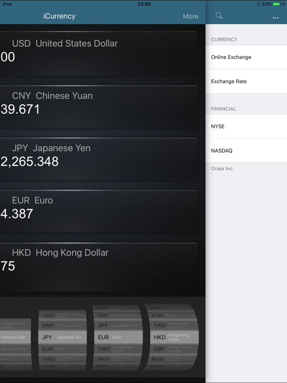 Screenshot #6 pour iCurrency-Exchange Rate