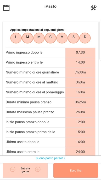 iPasto - Promemoria Ticket