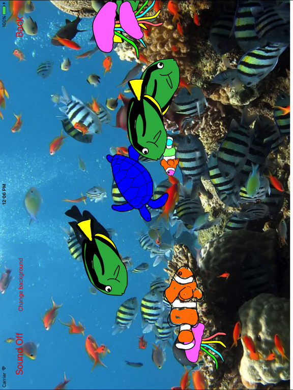 Screenshot #4 pour Coloring Book Fish Aquarium