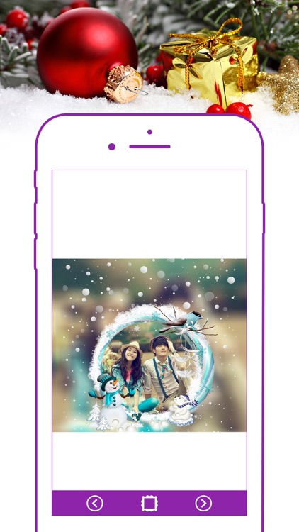 Santas Christmas Photo Frame