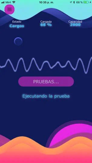 Captura de pantalla de Ampere Bateria Cargando en iPhone 3