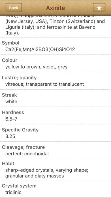 Minerals & Gemstones Screenshot