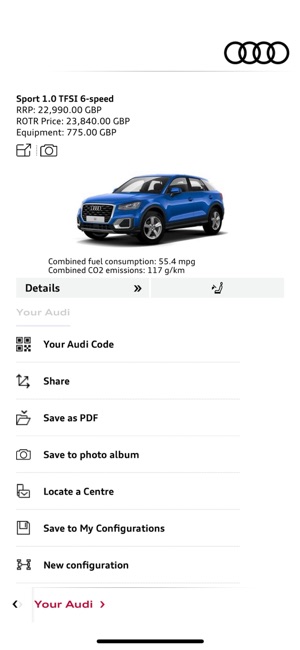 Audi Configurator Uk On The App Store