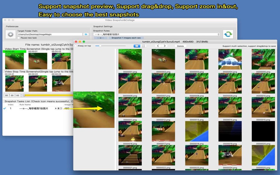 #3. Video Snapshot&Collage (macOS) 由: 刚刚 孔