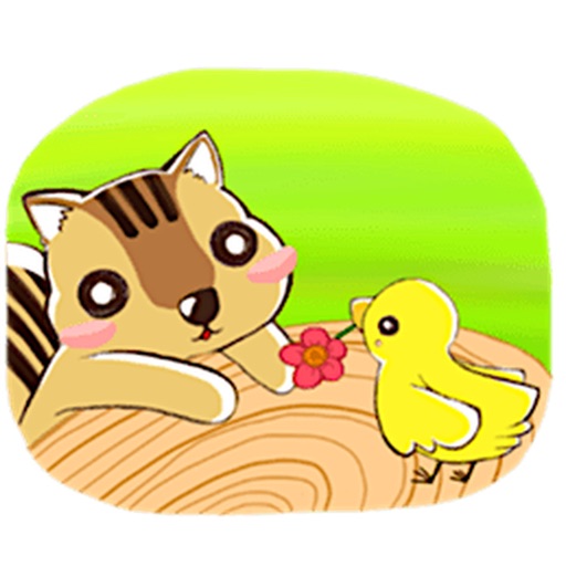 Adorable Chipmunk Sticker