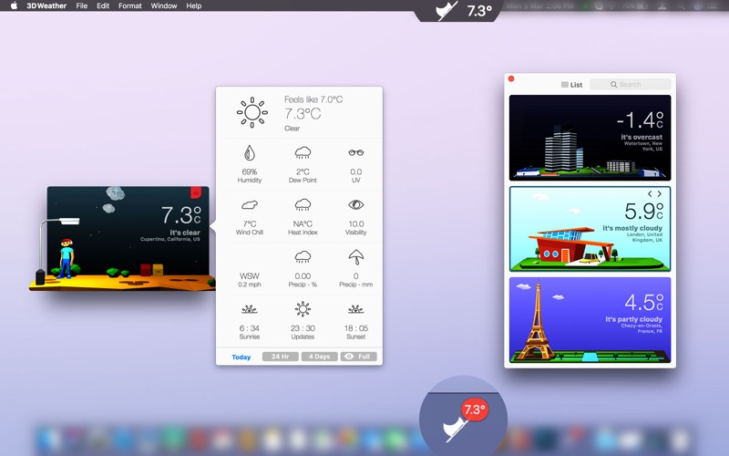 3DWeather Screenshot