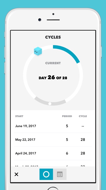 Cube Period Tracker