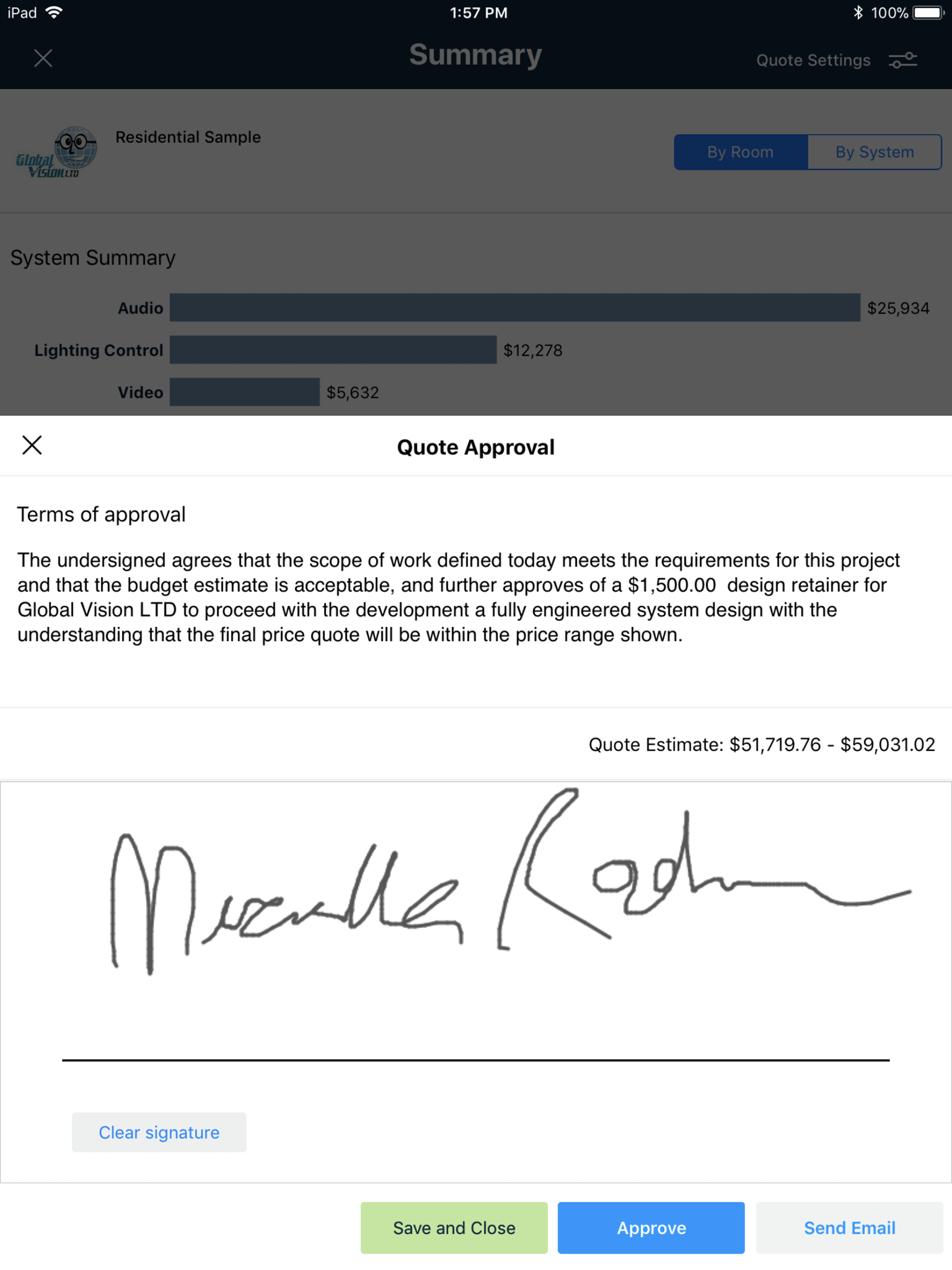 D-Tools Mobile Quote 2.0 screenshot 5