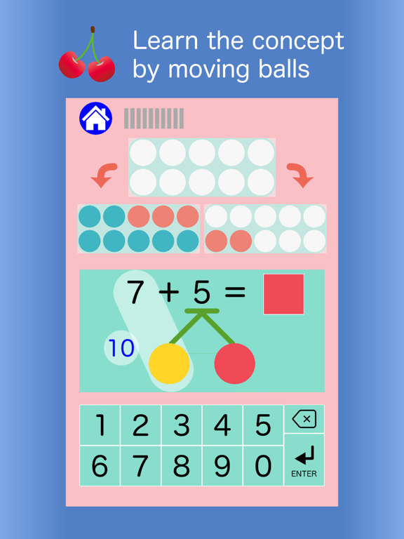 Screenshot #4 pour Cherry Calc:Mastering addition