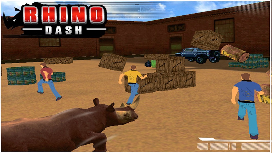 Rhino Dash Rampage Simulator - 1.1 - (iOS)