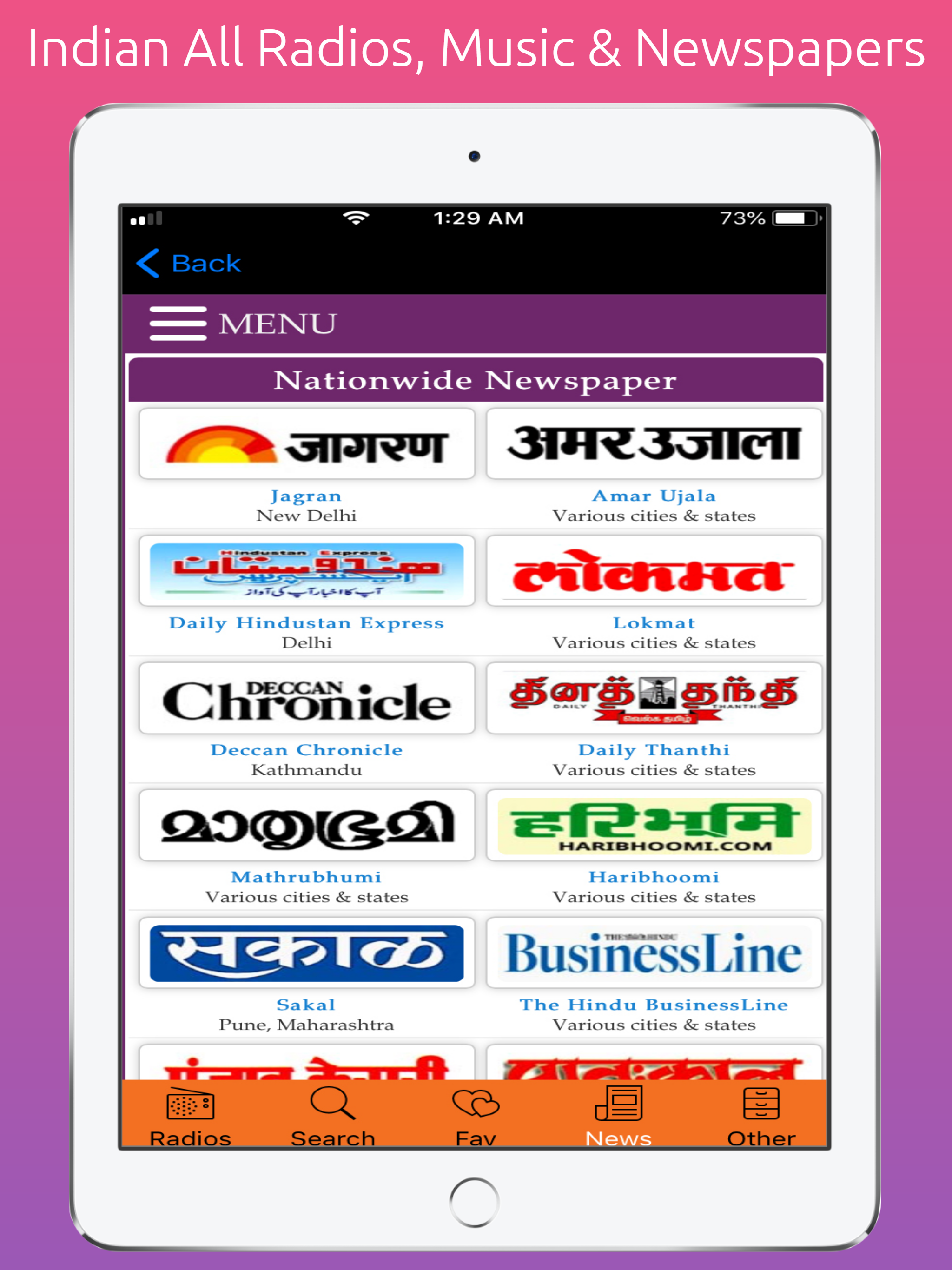 Indian All Radio, Music & News screenshot 17