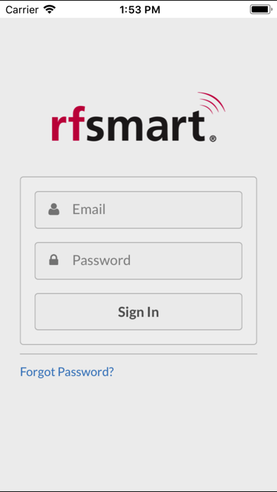 Screenshot #1 pour RF-SMART Connex