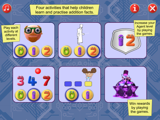 Numberjacks Addition up to 10 iPad screenshot