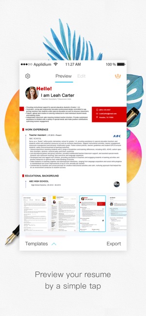 Zalent Resume - Resume Builder(圖2)-速報App