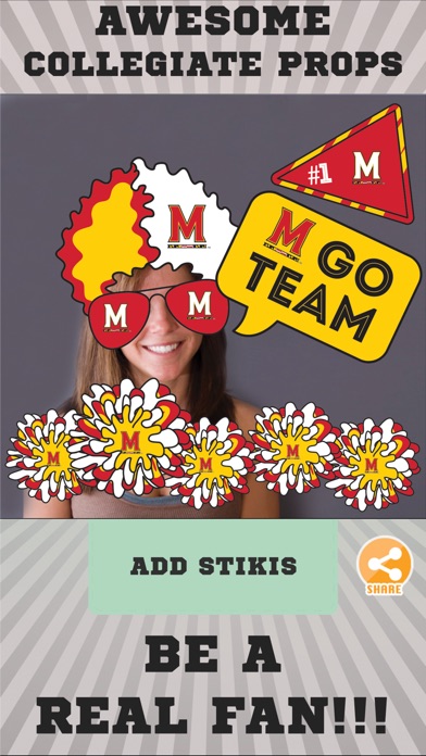Maryland Terrapins Selfie Stickers screenshot 2