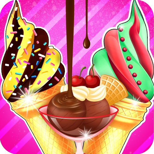 Ice cream cooking - food maker icon