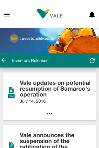 Vale Investor&Media – English screenshot 2