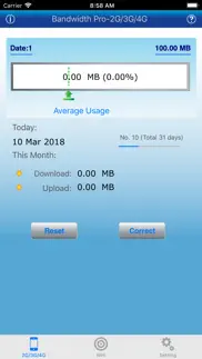 bandwidth pro iphone screenshot 1