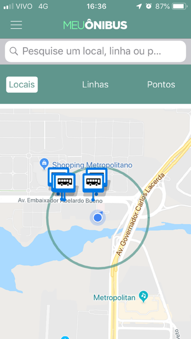 Meu Ônibus Cidade Jardim Screenshot